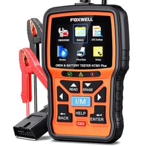 FOXWELL NT301 Plus OBD2 Scanner and Battery Tester