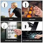 10-Piece Women's Keychain Set with Safety Alarm