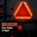 Slow Moving Vehicle Signs - Reflective Triangle Stickers