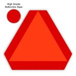 Slow Moving Vehicle Signs - Reflective Triangle Stickers