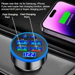 6-in-1 Fast Charge USB C Car Phone Charger