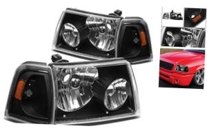 Black Housing Headlights for Ford Ranger 2001-2011