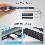5-Port USB 3.0 Hub with USB-C Power Port