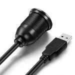 USB 3.0 Flush Mount Extension Cable for Vehicles