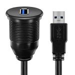 USB 3.0 Flush Mount Extension Cable for Vehicles