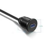 USB 3.0 Flush Mount Extension Cable for Vehicles