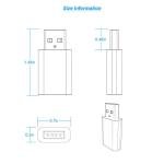 USB-C to USB-A Adapter for iPhone and Android