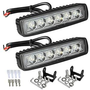 Partsam 6" Super Bright LED Light Bar (2-Pack)