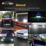 Partsam 6" Super Bright LED Light Bar (2-Pack)