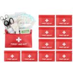 Portable Waterproof Mini First Aid Kit Bags (10 Pack)