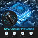 iPhone Fast Car Charger with Built-in Cable