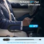 iPhone Fast Car Charger with Built-in Cable