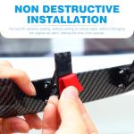 Diamall 9.65" Mini Carbon Fiber Car Spoiler