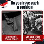 Non-Slip Aluminum Car Pedal Covers - 2 Pack