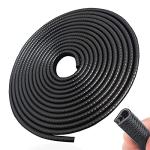SYOAUTO 32Ft Door Edge Guard Black Car Protector