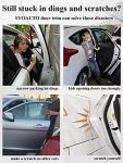 SYOAUTO 32Ft Door Edge Guard Black Car Protector