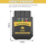 ZIMISI Bluetooth OBD2 Scanner for Car Diagnostics