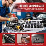 240PCS Car Bumper Clips Kit for Most Cars