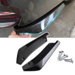 2PCS Universal Car Spoiler Lip Kit - Black