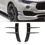 HEVLE 2PCS Carbon Fiber Car Spoiler Kit