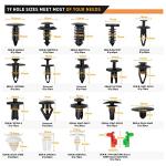 425 Pcs Car Body Clips Set for Auto Repairs