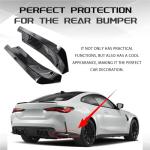 2PCS Universal Car Spoiler Lip Kit - Black