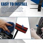 HEVLE 2PCS Carbon Fiber Car Spoiler Kit