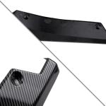 2PCS Universal Car Spoiler Lip Kit - Black