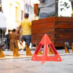 Unomor Reflective Road Safety Triangle Kit