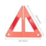 Unomor Reflective Road Safety Triangle Kit