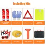 Complete Roadside Emergency Safety Kit with Tools