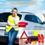 Complete Roadside Emergency Safety Kit with Tools