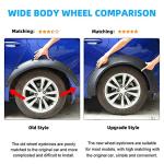 Dreamizer 4-Pack Universal Extra Wide Fender Flares