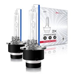 Sinoparcel 8000K D2S Xenon HID Headlight Bulbs