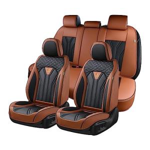 FLORICH Leather Seat Covers for 5-Seater Cars