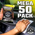 Chemical Guys InnerClean Quick Detailer Wipes - 50 Pack