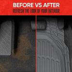 Motor Trend FlexTough All-Weather Floor Mats in Gray