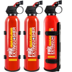 3-Pack Portable Fire Extinguisher for Car and Home