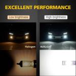 AUXLIGHT Super Bright LED Fog Light Bulbs 6000K