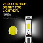 AUXLIGHT Super Bright LED Fog Light Bulbs 6000K