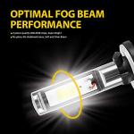 AUXLIGHT Super Bright LED Fog Light Bulbs 6000K