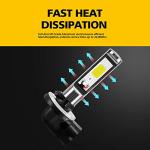 AUXLIGHT Super Bright LED Fog Light Bulbs 6000K