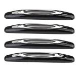 Universal Car Door Guard Trim, 4-Piece Set