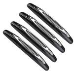 Universal Car Door Guard Trim, 4-Piece Set