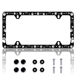 Funny Pet Paw License Plate Frame for Cars
