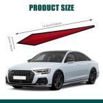 4PCS Car Door Edge Protector Strips - Red