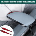4PCS Car Door Edge Protector Strips - Red