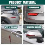 4PCS Car Door Edge Protector Strips - Red
