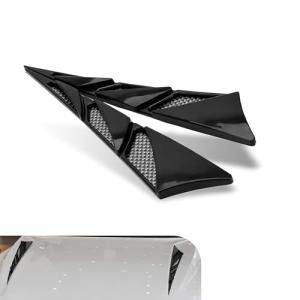 Hood Side Vent Shark Spoiler - 2 Pack