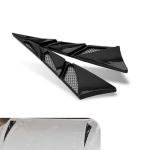 Hood Side Vent Shark Spoiler - 2 Pack